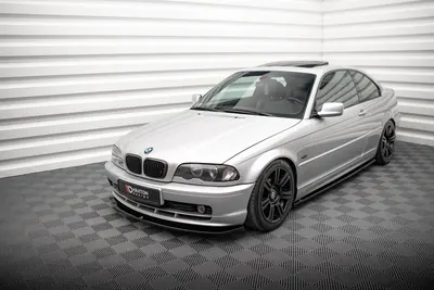 Maxton Design Frontsplitter V.2 für BMW 3er Coupé E46 – Schwarz glänzend