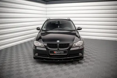 Maxton Design Frontsplitter V.2 für BMW 3er E90 / E91 – Schwarz glänzend
