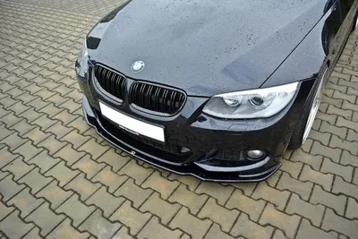 Maxton Design Frontsplitter V.2 für BMW 3er E92 M-Paket Facelift – Schwarz glänzend