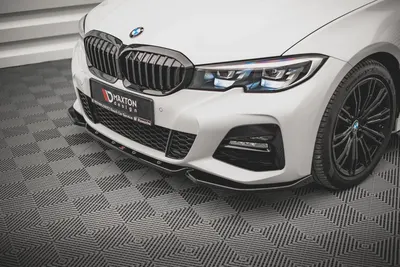 Maxton Design Frontsplitter V.2 für BMW 3er G20 / G21 M-Paket – Schwarz glänzend