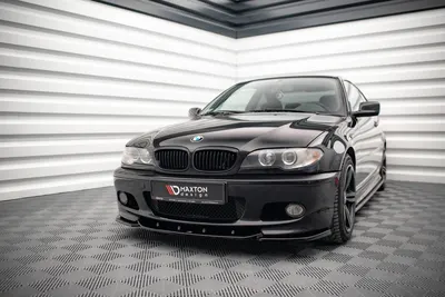Maxton Design Frontsplitter V.2 für BMW 3er Coupé M-Paket E46 – Schwarz glänzend