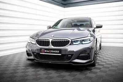 Maxton Design Frontsplitter V.2 für BMW 3er M-Paket G20 – Schwarz glänzend
