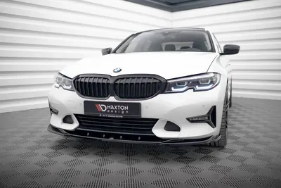 Maxton Design Frontsplitter V.2 für BMW 3er Sport Line G20 / G21 – Schwarz glänzend