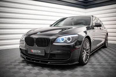 Maxton Design Frontsplitter V.2 für BMW 7er M-Paket F01 – Schwarz glänzend