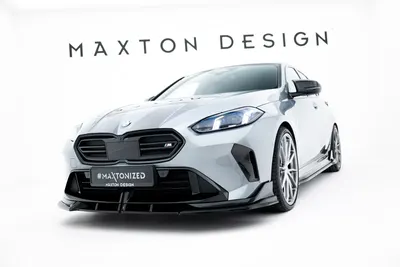 Maxton Design Frontsplitter V.2 für BMW M135i M Performance F70 – Schwarz glänzend