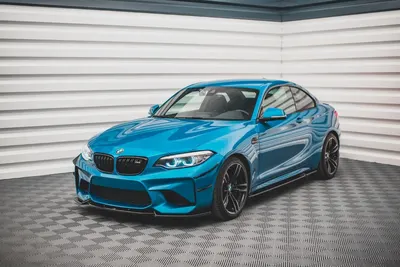 Maxton Design Frontsplitter V.2 für BMW M2 F87 – Schwarz glänzend