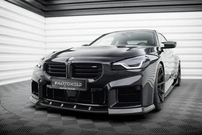 Maxton Design Frontsplitter V.2 für BMW M2 G87 – Sichtcarbon (Prepreg)