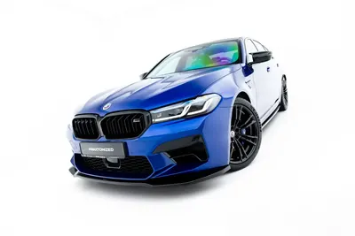 Maxton Design Frontsplitter V.2 für BMW M5 F90 Facelift – Schwarz glänzend