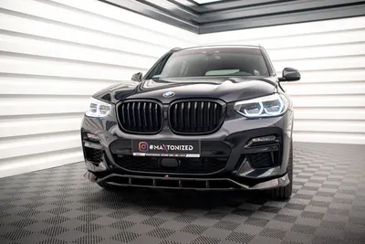 Maxton Design Frontsplitter V.2 für BMW X3 M40d / M40i / M-Paket G01 – Schwarz glänzend