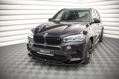 Maxton Design Frontsplitter V.2 für BMW X5 M F85 / X6 M F86 – Schwarz glänzend