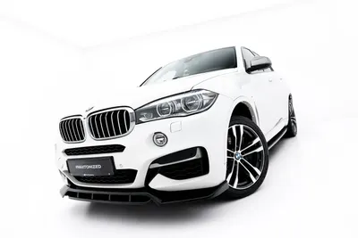 Maxton Design Frontsplitter V.2 für BMW X6 M-Paket F16 – Schwarz glänzend