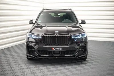 Maxton Design Frontsplitter V.2 für BMW X7 M-Paket G07 – Schwarz glänzend