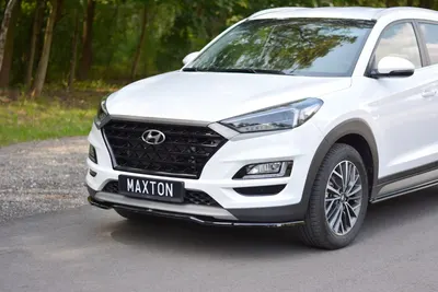 Maxton Design Frontsplitter V.2 für Hyundai Tucson Mk3 Facelift – Schwarz glänzend