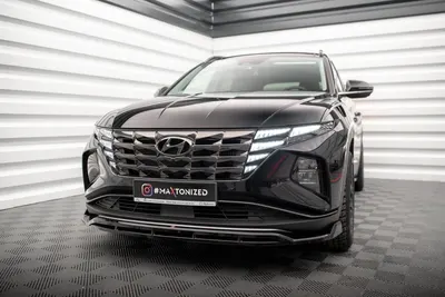 Maxton Design Frontsplitter V.2 für Hyundai Tucson Mk4 – Schwarz glänzend