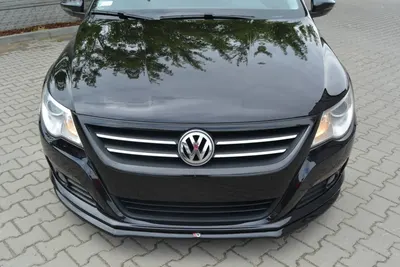 Maxton Design Frontsplitter V.2 für VW Passat CC Standard – Schwarz glänzend