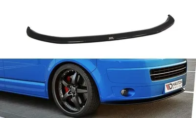 Maxton Design Frontsplitter V.2 für VW T5 Facelift – Schwarz glänzend