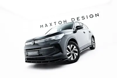 Maxton Design Frontsplitter V.2 für VW Tiguan Mk3 – Schwarz glänzend