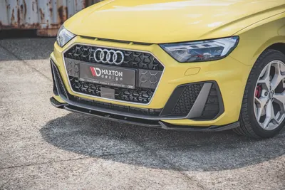Maxton Design Frontsplitter V.3 für Audi A1 S line GB – Schwarz glänzend