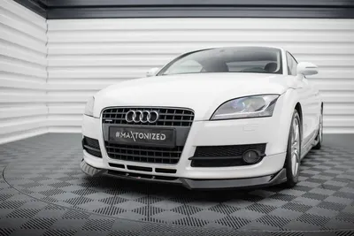 Maxton Design Frontsplitter V.3 für Audi TT 8J – Schwarz glänzend