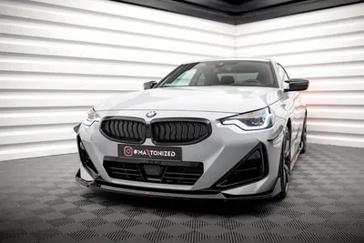 Maxton Design Frontsplitter V.3 für BMW 2er Coupé M-Paket / M240i G42 – Schwarz glänzend
