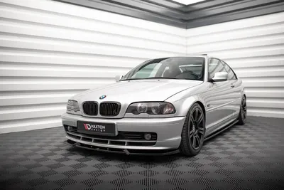 Maxton Design Frontsplitter V.3 für BMW 3er Coupé E46 – Schwarz glänzend