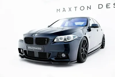 Maxton Design Frontsplitter V.3 für BMW 5er F10/F11 M-Paket – Schwarz glänzend