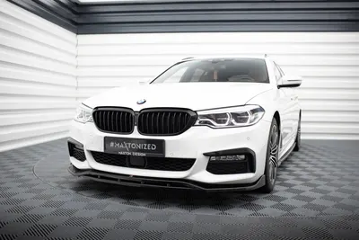 Maxton Design Frontsplitter V.3 für BMW 5er M-Paket G30 / G31 – Schwarz glänzend