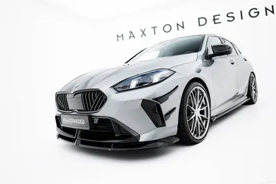 Maxton Design Frontsplitter V.3 für BMW M135i F70 / BMW 1er M-Paket F70 – Schwarz glänzend
