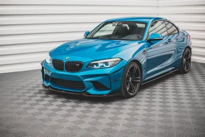 Maxton Design Frontsplitter V.3 für BMW M2 F87 – Schwarz glänzend