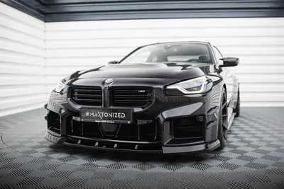Maxton Design Frontsplitter V.3 für BMW M2 G87 – Schwarz glänzend