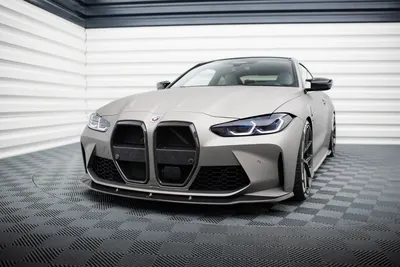 Maxton Design Frontsplitter V.3 für BMW M4 G82 / M3 G80 – Sichtcarbon (Prepreg)
