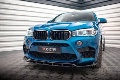 Maxton Design Frontsplitter V.3 für BMW X5 M F85 / X6 M F86 – Schwarz glänzend