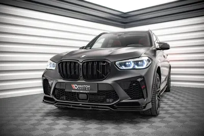 Maxton Design Frontsplitter V.3 für BMW X5m F95 – Schwarz glänzend