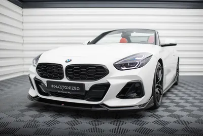Maxton Design Frontsplitter V.3 für BMW Z4 M40i / M-Paket G29 Facelift – Schwarz glänzend