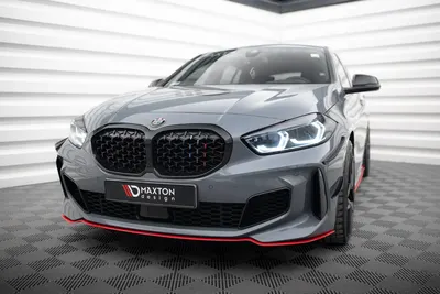 Maxton Design Frontsplitter V.4 für BMW 1er M-Paket/ M135i / 128ti F40 – Schwarz glänzend