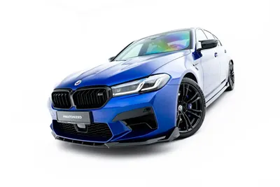 Maxton Design Frontsplitter V.4 für BMW M5 F90 Facelift – Schwarz glänzend