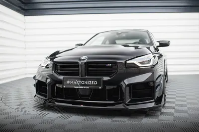 Maxton Design Frontsplitter V.5 für BMW M2 G87 – Schwarz glänzend