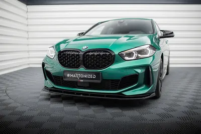 Maxton Design Frontsplitter V.9 für BMW M135i F40 – Schwarz glänzend