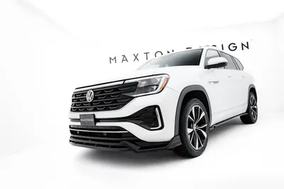 Maxton Design Frontsplitter für VW Atlas R-Line Mk1 Facelift 2 – Schwarz glänzend