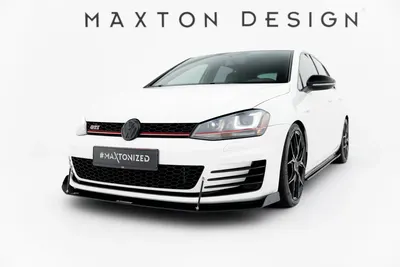 Maxton Design Frontsplitter für VW Golf 7 GTI / GTD – Schwarz matt
