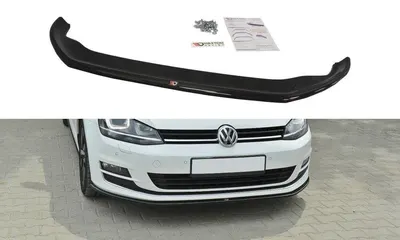 Maxton Design Frontsplitter für VW Golf 7 – Schwarz glänzend