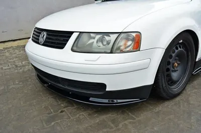Maxton Design Frontsplitter für VW Passat B5 – Schwarz glänzend