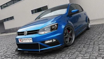 Maxton Design Frontsplitter für VW Polo GTI Mk5 Facelift – Schwarz matt