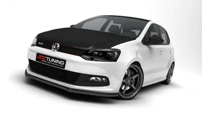 Maxton Design Frontsplitter für VW Polo GTI Mk5 – Schwarz glänzend