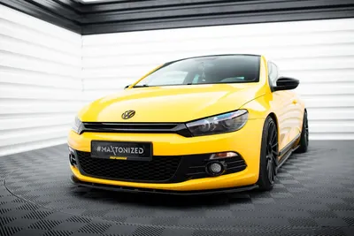 Maxton Design Frontsplitter für VW Scirocco 3 – Schwarz glänzend