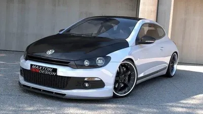Maxton Design Frontsplitter für VW Scirocco Mk3 R-Line – Schwarz glänzend