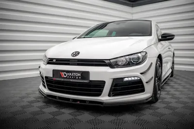 Maxton Design Frontsplitter für VW Scirocco Mk3 R – Schwarz glänzend