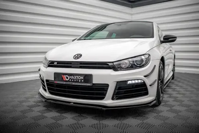 Maxton Design Frontsplitter für VW Scirocco Mk3 R Ver2 – Schwarz glänzend