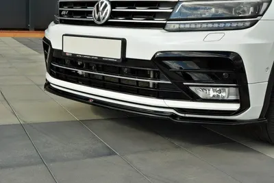 Maxton Design Frontsplitter für VW Tiguan Mk2 R-Line – Schwarz glänzend