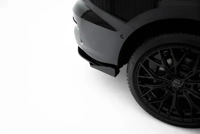 Maxton Design Heck-Seitenflaps für Audi A3 Limousine 8Y – Schwarz matt